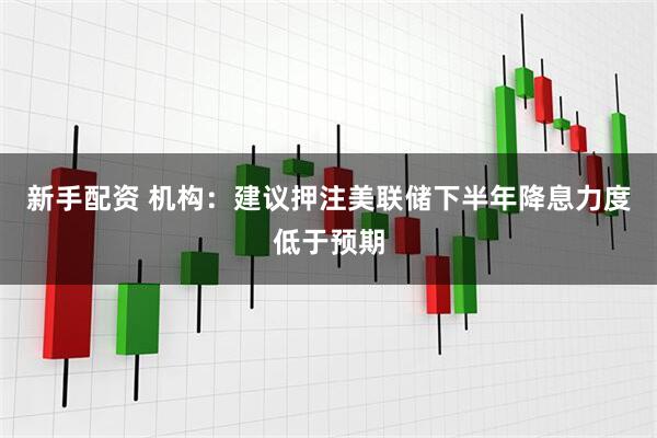 新手配资 机构：建议押注美联储下半年降息力度低于预期