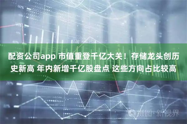 配资公司app 市值重登千亿大关！存储龙头创历史新高 年内新增千亿股盘点 这些方向占比较高